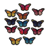 Maxbell 20pcs Mixed Embroidered Skull Butterfly Applique Sew Iron on Patches