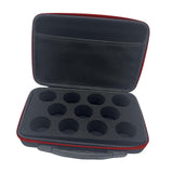 Maxbell yo Special Protective Bag with Double Zipper with Handle Protection 11 Slots red