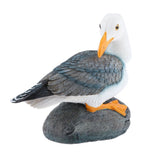 Maxbell Resin Craft Seagull Statue Garden Lawn Ornament Animal Sculpture Sitting - Aladdin Shoppers
