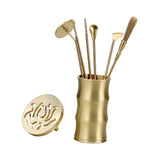 Maxbell 7 Pieces Chinese Incense Ceremony Set Incense Making Set for Yoga Meditation