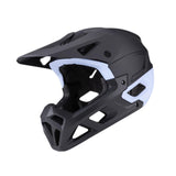 Maxbell Full Face Bike Helmet Adjustable Head Protective Bicycle Helmet Black Blue