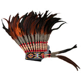 Maxbell Artificial Feather Headdress Headband for Stage Performances Party Men Women