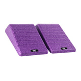 Maxbell 2Pcs Squat Wedge Block Gym Leg Stretching Black Foot Stretcher Balance Board Purple