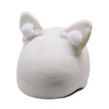 Ski Helmet Cover Portable Adorable Fun Stretch Warm Outdoor Sports Accessory white