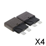 Maxbell 4x2 Piece Automatic 28V Marine Resettable Fuse Auto Circuit Breaker Blade 8A
