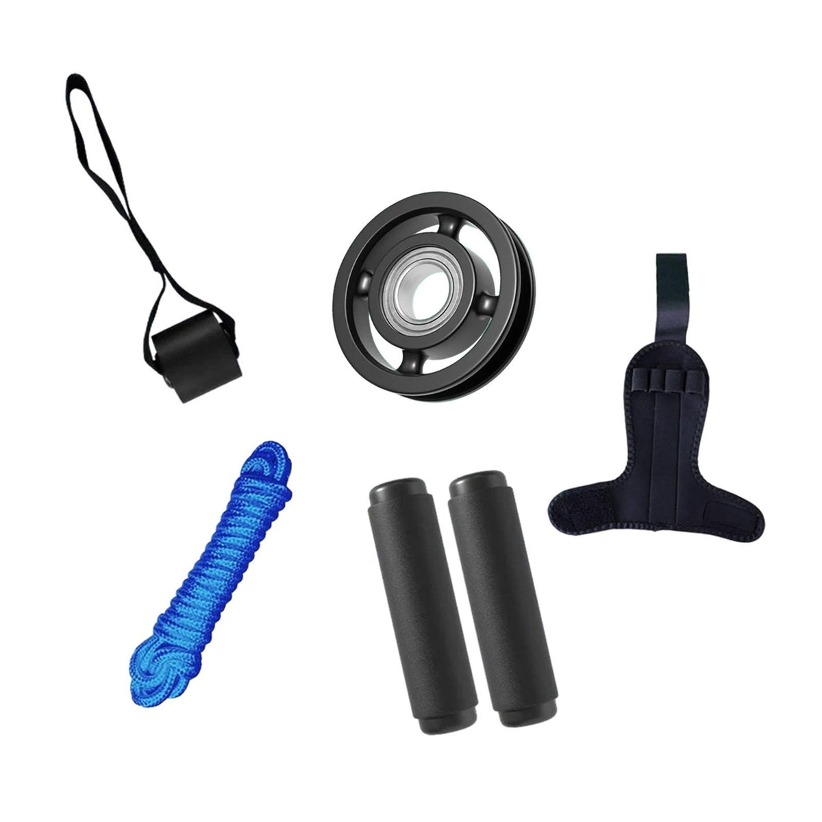Maxbell Simple Pulley Handle Rope System Shoulder Training Device for Senior With Glove