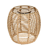Rattan Lamp Shade for Homestay Bar Handmade Decor Paper Rope Woven Lampshade