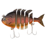 Maxbell Maxbell Multi Jointed Segmented Fishing Lures Jointed Swimbaits Crankbait  C