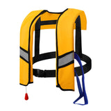 Maxbell Snorkel Vest Automatic Inflatable Safe Vest for Snorkeling Boating Outdoor Yellow