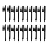 Maxbell 20Pcs Hearing Aid Cleaning Brushes Earphones Cleaning Brushes Cleaning Tools Six Hole Brush