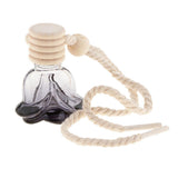 Maxbell 100Pcs Empty Perfume Bottle Pendant Car Hanging Ornament Home Decor Flower