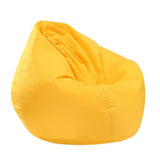 Maxbell 2PCS Large Adult Size Bean Bag Cover Toy Clothes Storage Yellow and Blue