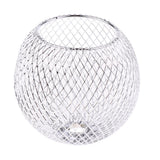 Maxbell Iron Table Lamp Shade Modern Standard Lamp Shade Small Lamp Shade Silver #3 - Aladdin Shoppers
