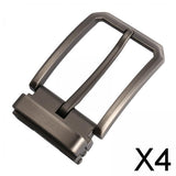 Maxbell 4xBelt Buckle Rectangular Metal 35 mm Classic Heavy Duty Pin Buckle Antique
