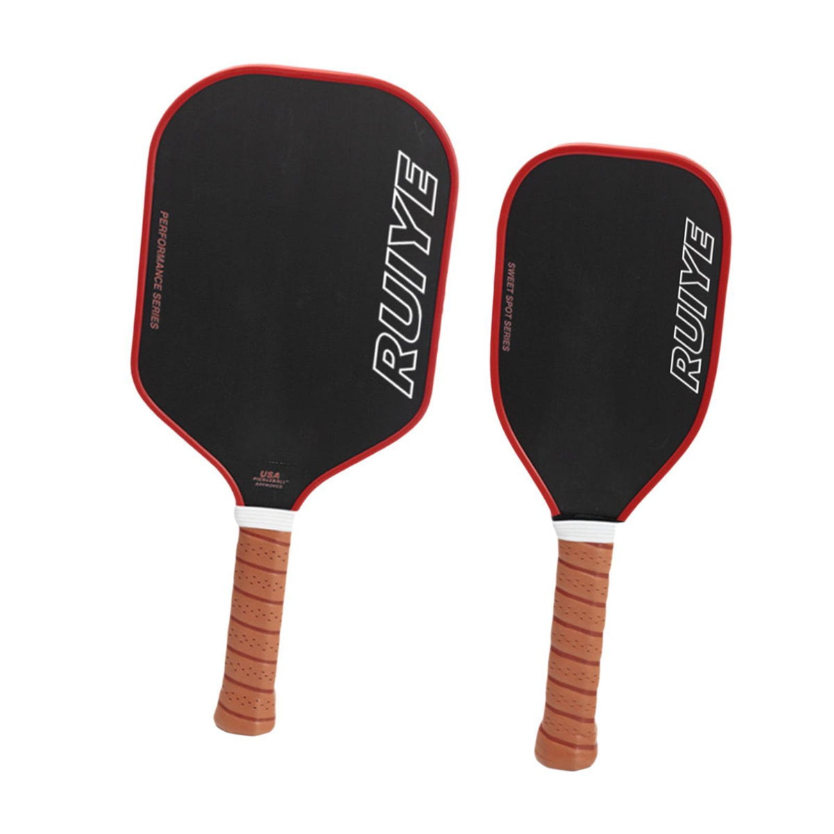 Maxbell Pickleball Paddle Long Handle Carbon Fiber for Swing Training Practice Power Sweet Spot Standard