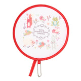 Maxbell Foldable Round Fan Decorative Handheld Fan for Party Favor Show Performances