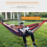 Maxbell Maxbell 2 Person Outdoor Garden Hammock Portable Camping Swing Sleeping Hanging Bed