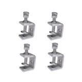 Maxbell 4 Pieces Stainless Steel C Clamp Tiger Clamp for Mounting Carpenter Building