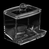 Maxbell 3xClear Acrylic Cotton Swab Cosmetic Makeup Case Storage Holder Box A