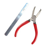 Maxbell Guitar Fret Wire Puller Pliers Accessories Flat Head for Bass Ukulele Guitar