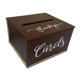 Maxbell Wedding Card Box Anniversaries with Slot Event Engagement Wooden Card Holder