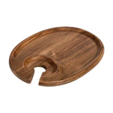 Maxbell Wooden Lightweight Appetizer Serving Platter for Restaurant Home Kitchen Bar