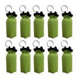 Maxbell 10 Pieces Cylinder Floating Keyring for Marine Boat Yacht Sailing Green