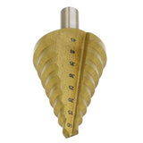 Power Tools Accessories, HSS Cone Drill Bit, 1/4 Inch Shank, 8 Steps, 10, 15, 20, 25, 30, 35, 40, 45mm - Aladdin Shoppers