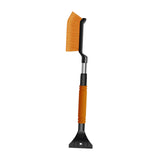 Maxbell Generic Ice Scraper Telescopic Gifts with Comfortable Grip Sturdy Snow Brush Orange