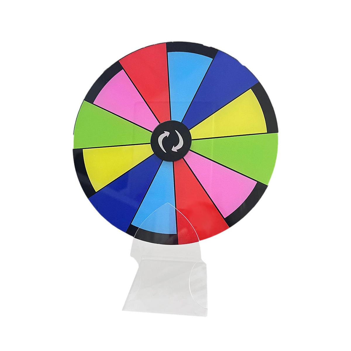 Maxbell Tabletop Roulette Wheel 20cm Acrylic Rotating Wheel for Trades Show Pub Party