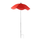 Maxbell Plant Umbrella for Outdoor Plants Sun Shade for Plants for Potted Flower Pot Red