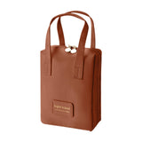 Makeup Bag Zipper Large Capacity Birthday Gifts Toiletry Bag for Girls Women Brown