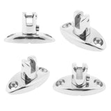 4pcs Marine Grade 316 Stainless Steel Boat Bimini Top Swivel Deck Hinge