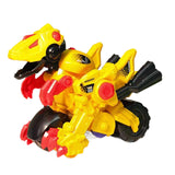 Maxbell Transform Dino Toy Early Educational Toy Playing Fun for Children 4-6 Preschool yellow