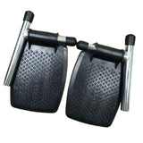 Maxbell 2 Pieces Wheelchair Footplate Replacement Equipment Transport Chair Footrest