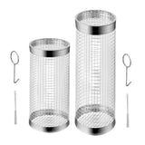 Maxbell Maxbell 2 Pieces Barbecue Cooking Grill Baskets Grill Grate for Peanut Beans Outdoor