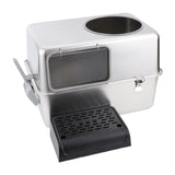Maxbell Hooded Cat Litter Box with Lid with Cat Litter Shovel Hooded Cat Litter Tray with Pedal