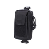 Maxbell Backpack Strap Pouch Organizer Cell Phone Pouch for Vacation Outdoor Camping Black