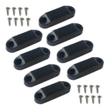 Maxbell RV Magnetic Door Holder Premium RV Magnetic Baggage Door Catch  4 Set Black