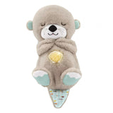 Maxbell Sea Otter Plush Doll Snuggling Plush Baby Toy with Light Music for Festival