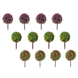 Maxbell 50± Pine Tree Scene Layout N Z+100 Fir Tree+25  1:150-200+30 Trees HO