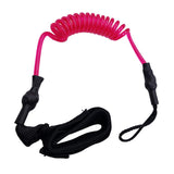 Maxbell Maxbell Paddle Safety Rod Elastic Leash Boats Raft Stretch Rope Rose Red