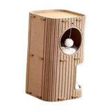 Maxbell Cat House Covered Tunnel Condo Indoor Outdoor Cats Pet 2 Storey Cat Bed Cave Camel