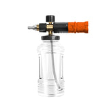 Maxbell Hand Pump Pressure Foam Sprayer Foam Washing Sprayer for Outdoor Indoor Lawn Black Orange