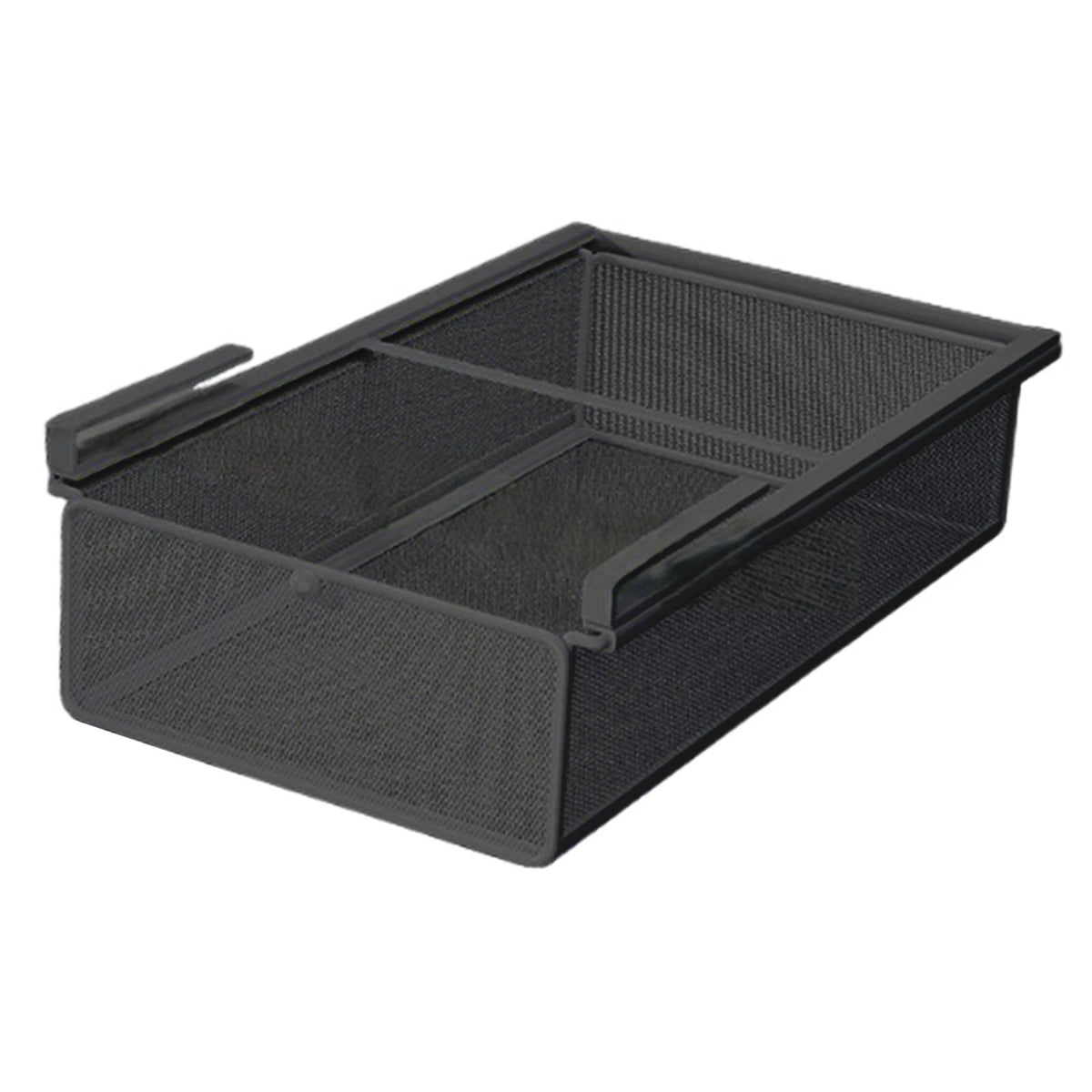 Maxbell Hanging Pull Out Drawer Iron Under Cabinet Organizer for Closet Kitchen Home S Black