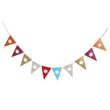 Maxbell Snowflake Triangle Paper Flags Party Decor Bunting Banner Cut Out Pennants - Aladdin Shoppers