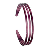 Maxbell Ladies Women Triple Row Headband for Make up, Sports Accessories PC Material Red