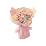 Maxbell Soap Flower Bouquet Romantic Mother's Day Gift for Party Wedding Anniversary Pink