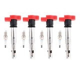 Maxbell 4x Ignition Coil Spark Plug Set 06E905115C. Sturdy Replacement for Audi