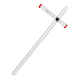 Maxbell Square Ruler Drilling Positioning Ruler for Template Crafting Shelves Door 120cm